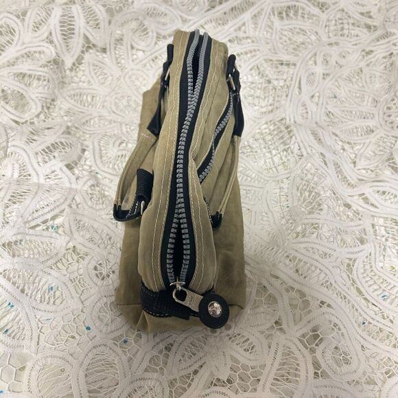 Kipling Mini Y2K Handbag Olive Green & Black - Picture 6 of 14